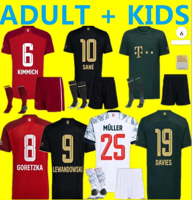 

adult kits 21 22 Bayern LEWANDOWSKI SANE soccer jerseys GORETZKA Oktoberfest GNABRY COMAN MULLER DAVIES KIMMICH 2021 2022 Men + kids kit football shirt