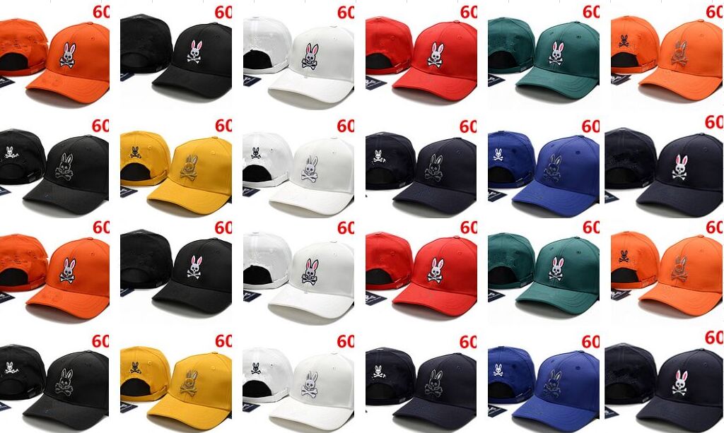 

Top Quality PsychoBunny Ball Caps Canvas Psycho hats Bunny Leisure Designers Fashion Sun Hat for Outdoor Sport Men Strapback Hat Famous Baseball Cap, Blue;gray