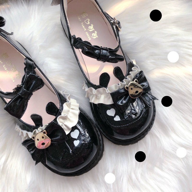

Sweet Girls Kawaii Platform Tea Beautiful Japanese Party Anime Lolita Harujuku Jk Meadok Women's Heels Big Size Shoes 26tt