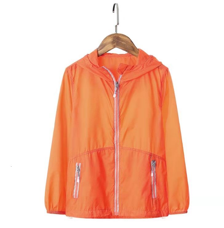 

2021 New Summer Windproof Raincoats Hoodies Jackets Fashion Kids Coats K01 Oblt, White