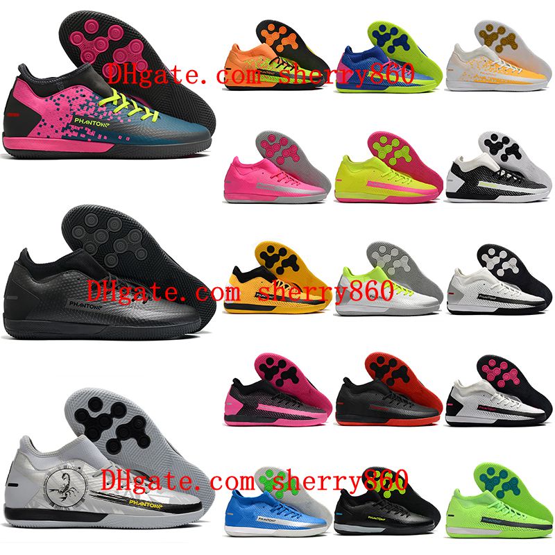 

2021 soccer shoes quality mens cleats Phantom GT Academy Dynamic Fit IC MD Indoor football boots sprint spikes scarpe calcio, As picture 11