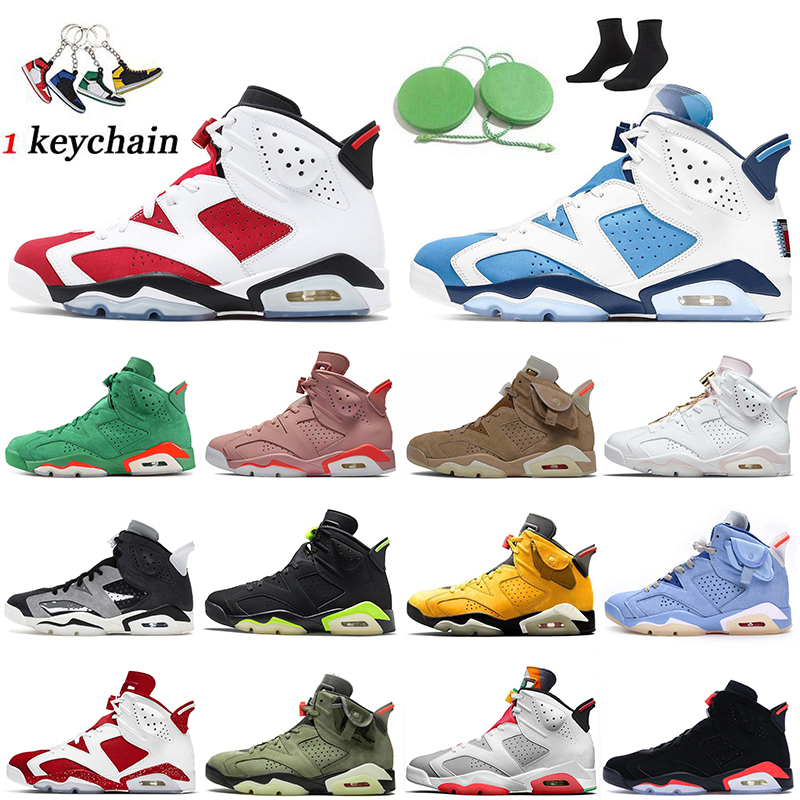 

Wholesale 6s Basketball Shoes Women Mens Trainers Jumpman 6 Carmine UNC Gold Hoops Cactus Jack Red Oreo Black Infrared British Khaki Sneakers Tiffany Blue Gatorade, C48 cactus jack yellow 40-47