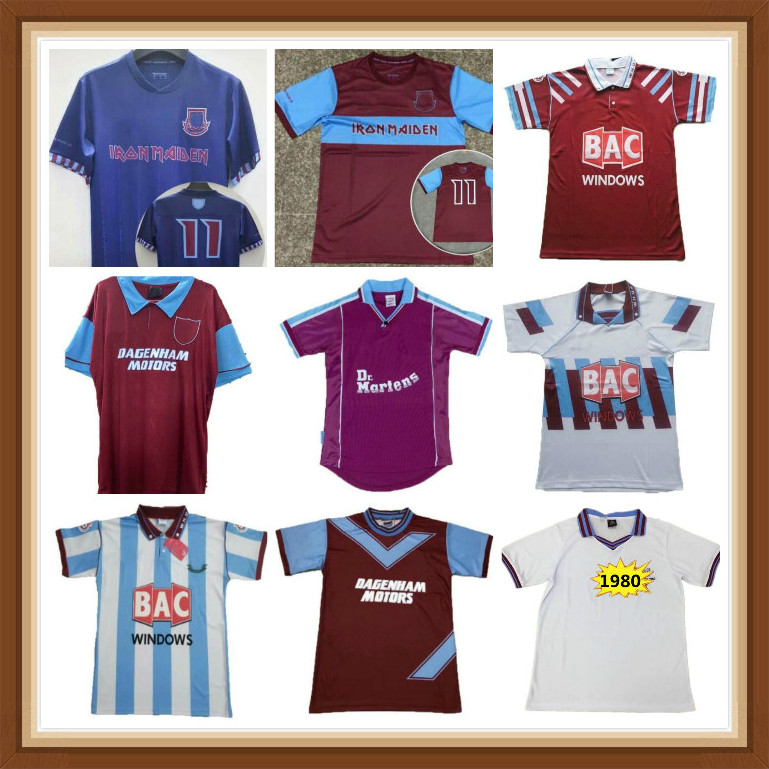 

91 92 95 97 West Centenary Retro soccer jersey years Cole DI CANIO Lampard Dicks 1999 camiseta 100 th 99 00 Home Ham