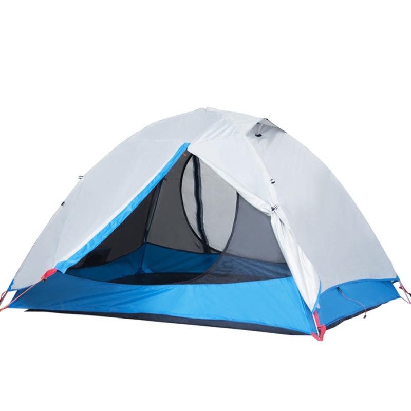 

Tents And Shelters Outdoor Double Decker Hand Built Tent Rainproof Professional Camping Mountaineering Aluminum Pole For Hiking Picnic