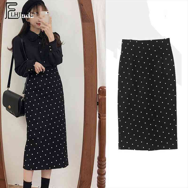 

Spring Cute Skirts Women Fashion Japan Style Preppy Girls Sweet High Waist Pencil Skirt 4612, Black