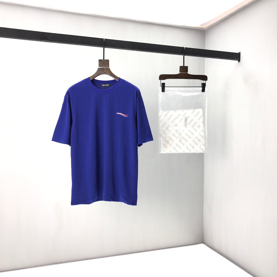 

2021ss spring and summer new high grade cotton printing short sleeve round neck panel T-Shirt Size: m-l-xl-xxl-xxxl Color: black white c25