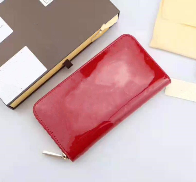 

ZIPPY WALLET VERTICAL the most stylish way to women money cards and coins famous design men leather purse card holder long, Purple