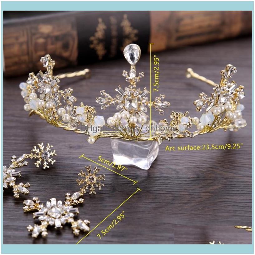 

Jewelrybaroque Crown Bride Wedding Tiara Princess Jewelry Women Luxury Gold Decoration 19Qc Hair Clips & Barrettes Drop Delivery 2021 Q9Rb2