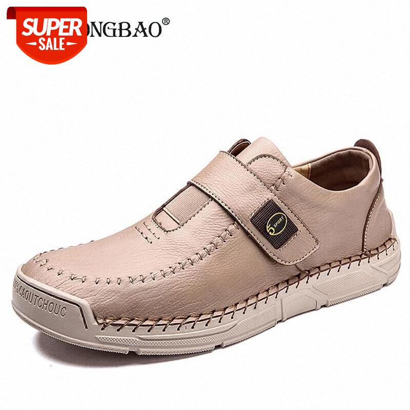 

New Fashion Men Shoes Split Leather Casual Shoes Comfortable Men Loafers Flats Breathable Driving Outdoors Sneakers #EL4w