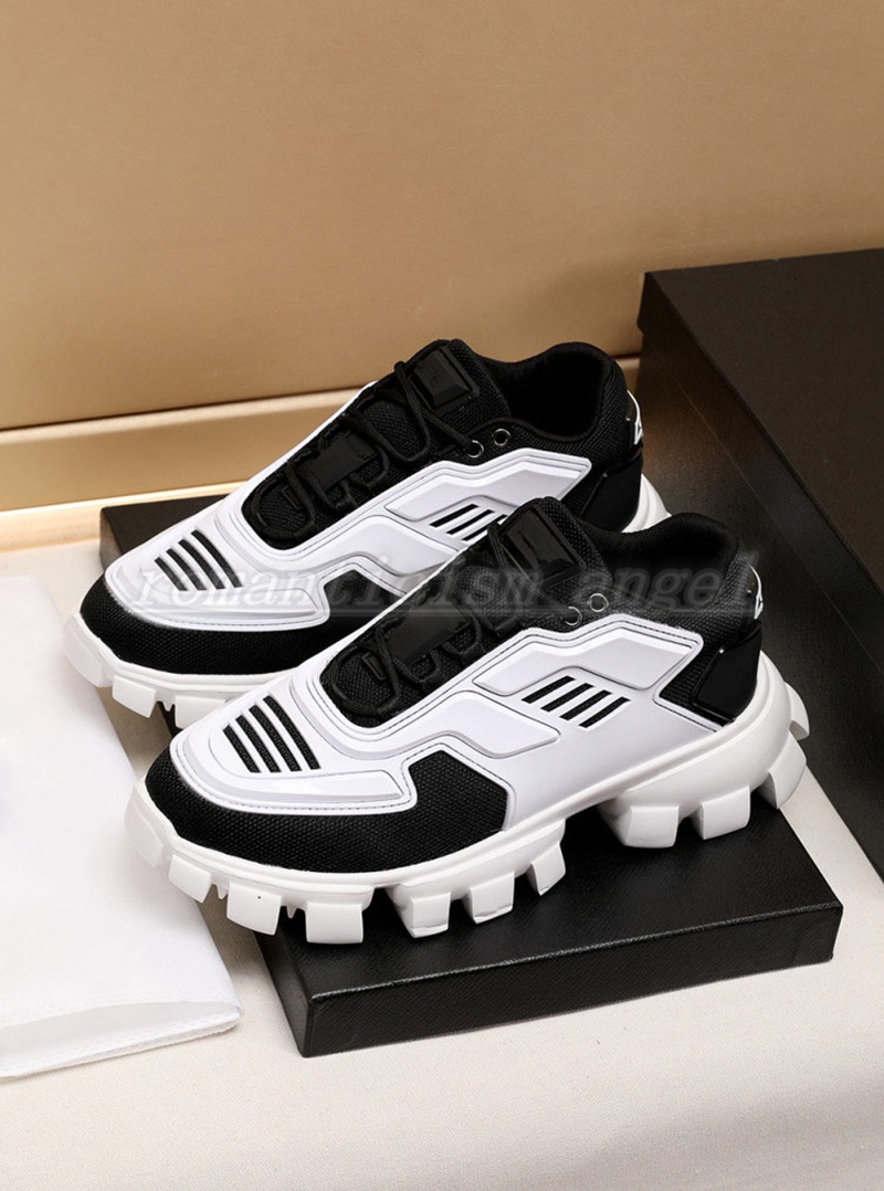 

2021 Men Low Top Casual Shoes Lates P Cloudbust Thunder Lace up Designer Shoes 19FW capsule series color matching platform sneakers, Black