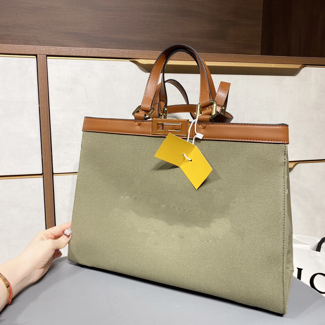 

New shoulder bags Women handbag Crossbody bag brands designer handbags high quality flower printing bag purse size:40*29cm1, Green