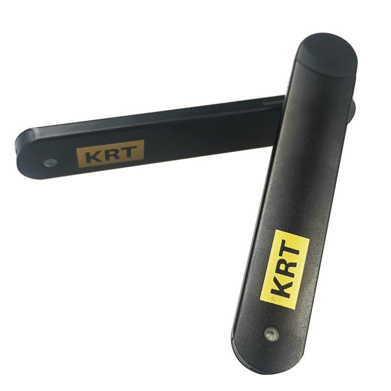 

New KRT Vape Disposable Pen Empty Close System 1.0ML Pods 280mAh Rechargeable Battery With 10 Flavors Stickers New Packaging Boxes Free Freight
