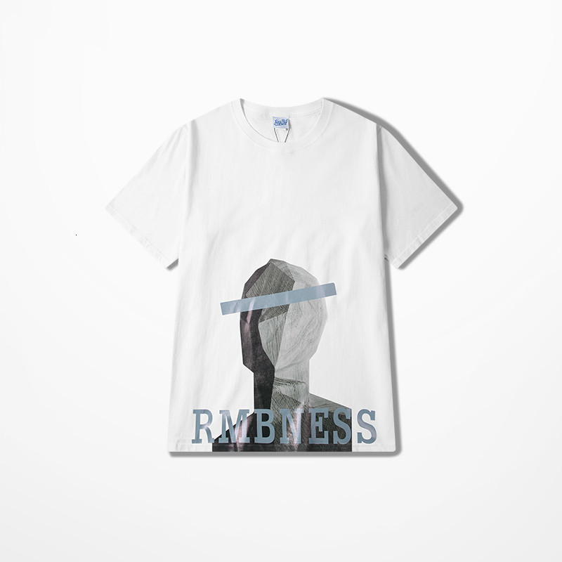 

2021 New Male Harajuku Cotton Shirt Print From Original Design T-shirt Printing Ctev, White