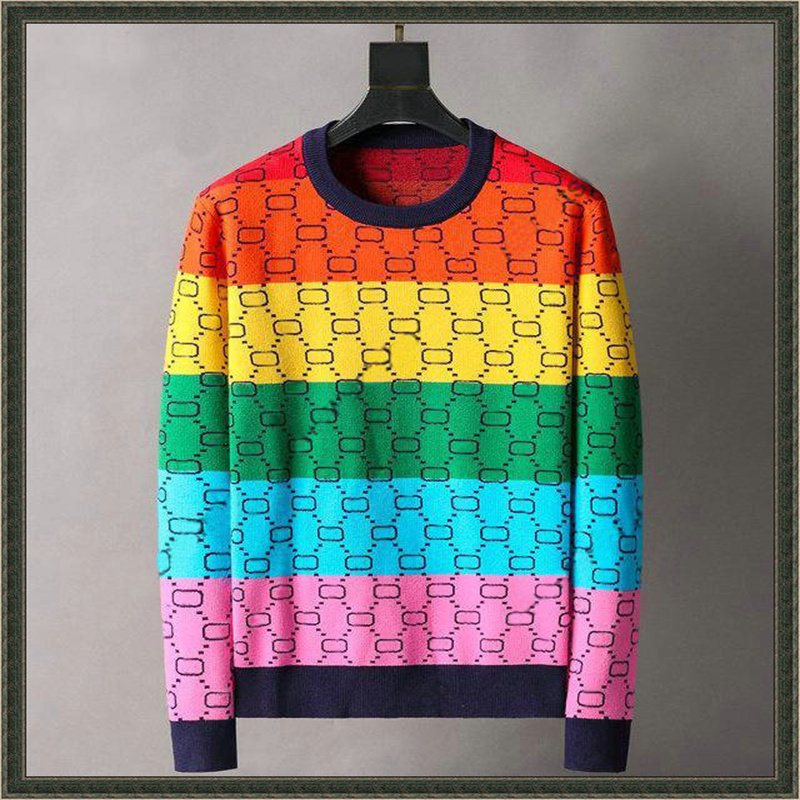 

New 2021 Paris Mens Women Color Sweaters Classical Letter Printed Sweater Casual Fashion Pullover Womens Designers Sweatershirts 21081403ZY, Extra cost