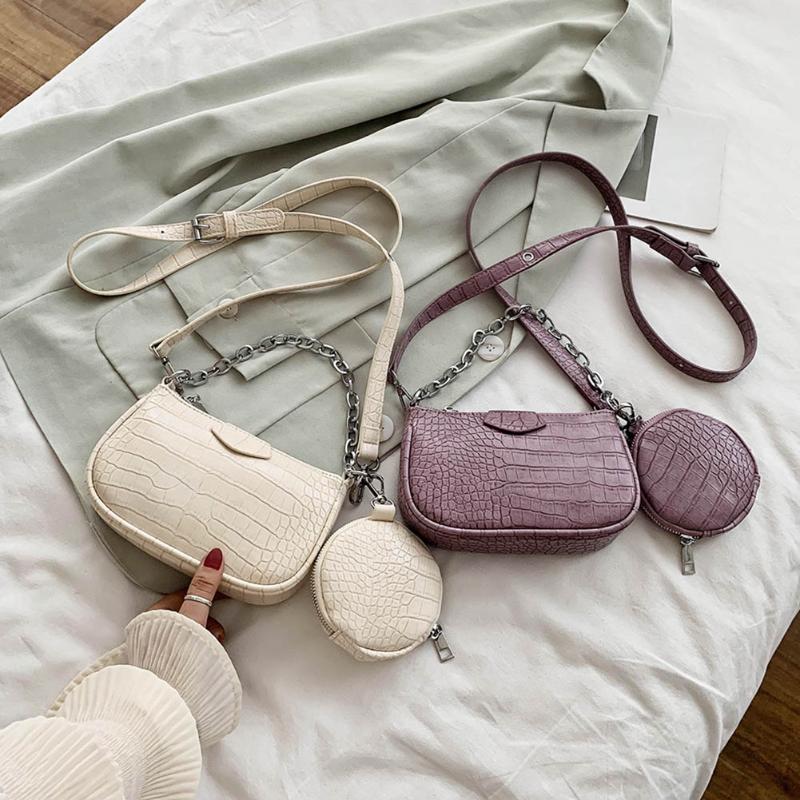 

Retro Fashion Handbag Purse Crossbody Shoulder Bag Women Chain Square Sling For Outdoor Shopping Traveling Decoration, Beige