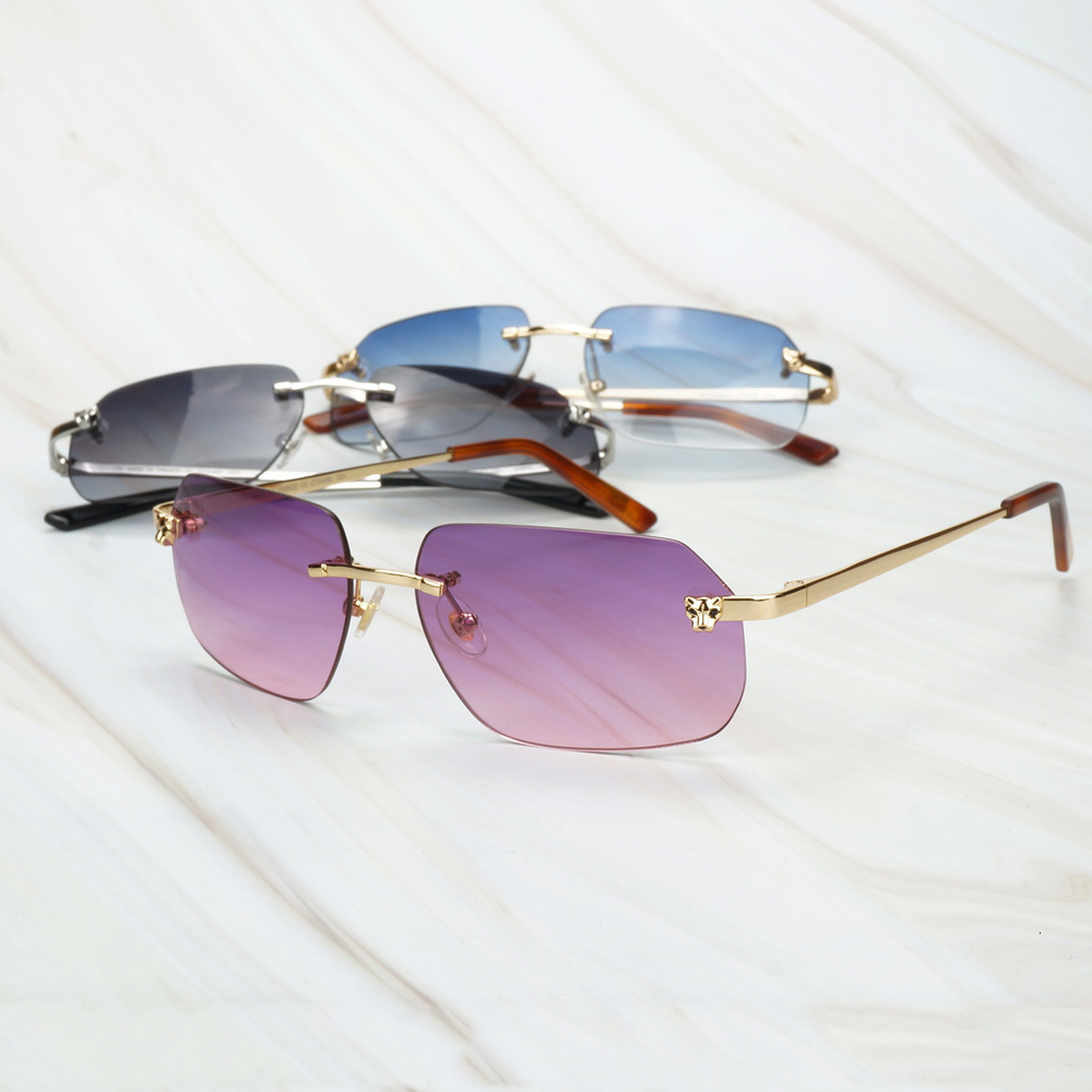 

2021 New Vintage Leopard Men Luxury Shades Women Gafas De Sol Outdoor Carter Designer Mirror Sunglasses for Decoration 7236
