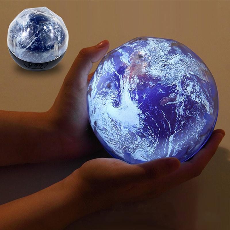 

Night Lights Colorful LED Light Planet Magic Projector Baby Lamp Flashing Starry Sky Earth Universe Christmas