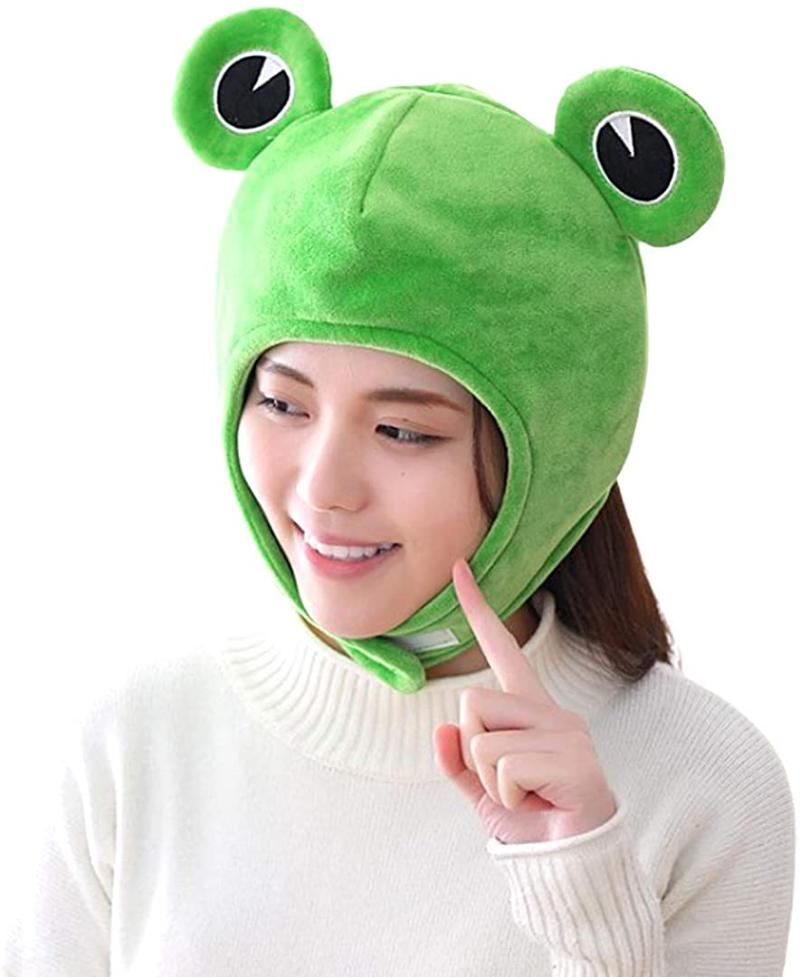 

Wide Brim Hats Soft Reversible Frog Bucket Hat Women Cotton Fisherman Cap Sun Protection Packable For Summer Outdoor Traveling Bonnet