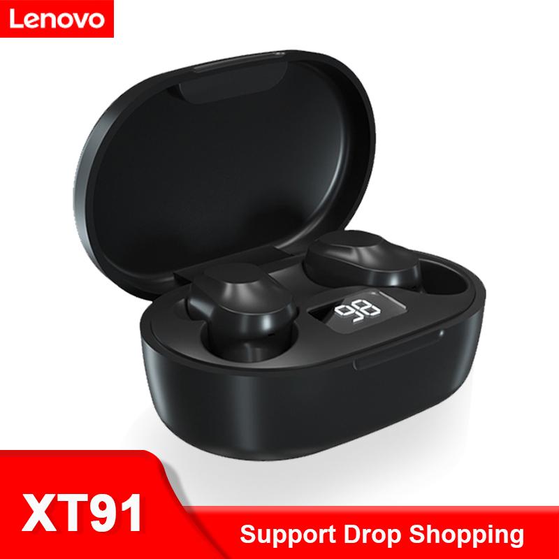 

Headphones & Earphones Lenovo XT91 Original Earbuds Wireless Earphone Bluetooth TWS In-ear Sports Headset Noise Reduction With Mic