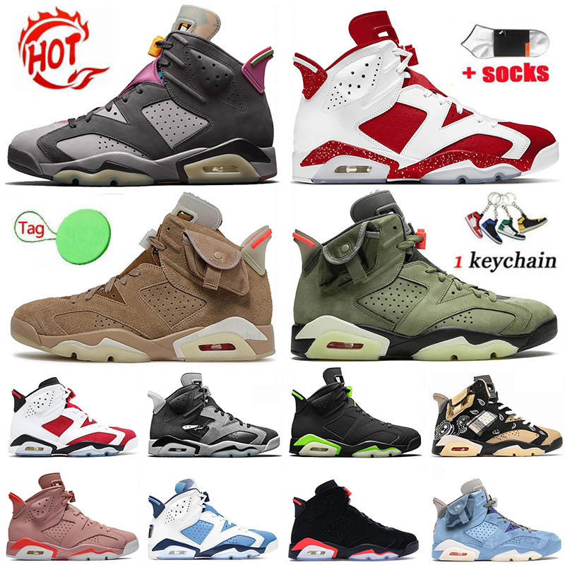 

Jumpman 6 6s mens women basketball shoes Red Oreo UNC Cactus Jack Electric Green Gold Hoops Bordeaux Black Infrared British Khaki trainer sports sneakers Size 13, B19 ash 40-47