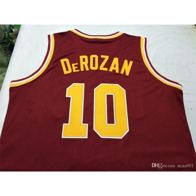 

Vintage 21ss usc Trojans Demar DeRozan College jersey Size S-4XL or custom any name or number jersey, Red