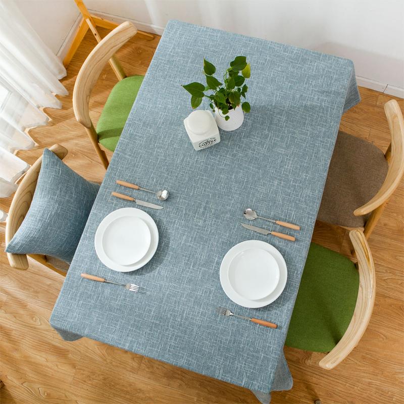 

Nordic Solid Color Tablecloth Cotton Linen Small Fresh Table Cloth Modern Minimalist Linen Coffee Table Rectangular Cloth, Yellow green