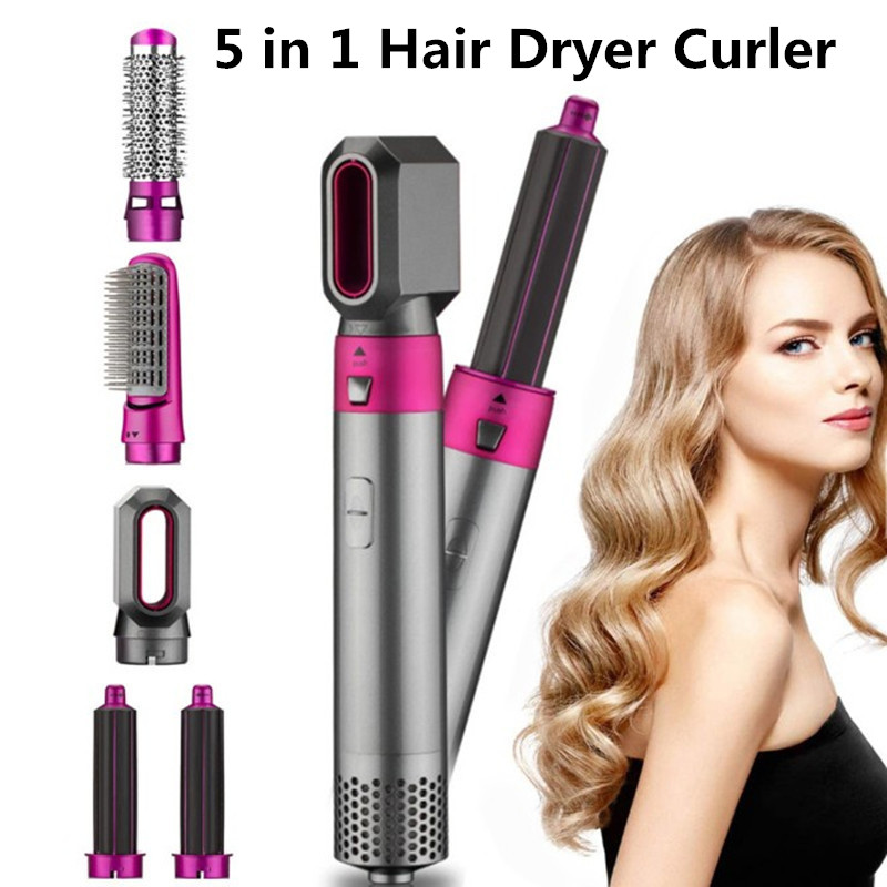 

5 Heads Multi-function Hair Curler Dryer Automatic Curling Irons with Gift Box For Rough and Normal EU US UK AU Plug item