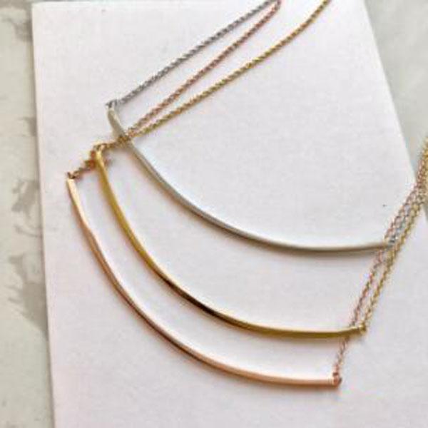 

Popular fashion stainless steel gold smile necklace bijoux for lady Design women Party wedding lovers gift jewelry for Bride