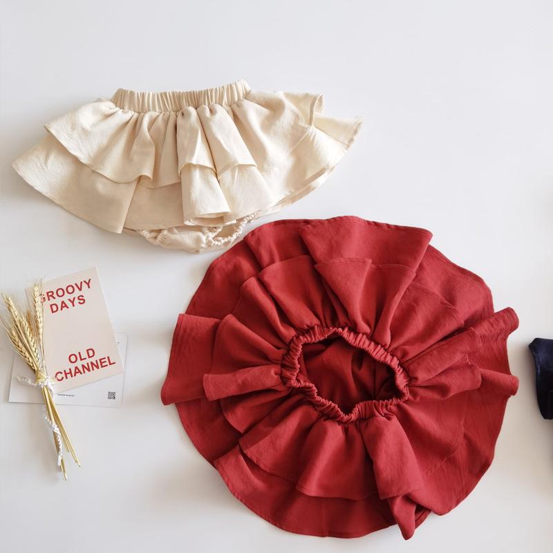 

Skirts Baby Girls Cake Puffy Tutu Skirt Pants Summer Toddler Infant Girl Bloomers Triangle Shorts Princess Party Dance, Blue
