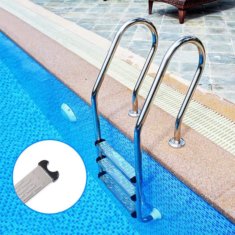

Pool & Accessories 1 Pcs Swimming Stainless Steel Replacement Ladder Rung Steps Anti Slip Durable Pedal