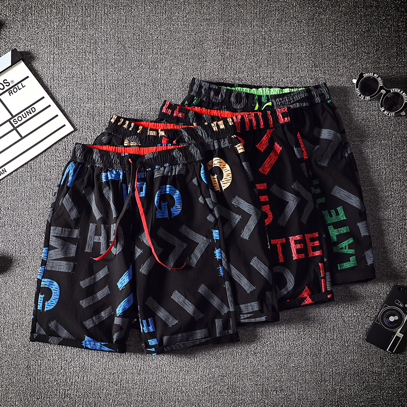 

2021 New Casual Men Summer Trousers Male Camouflage Fashion Flowers Print Straight Short Beach Mens Shorts Big Size M-5xl 2ndu, Blue