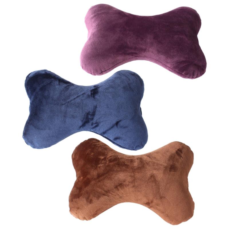 

Cushion/Decorative Pillow Bone Shape Car Seat Head Neck Rest Shoulder Support Headrest Protect, Coffee brown