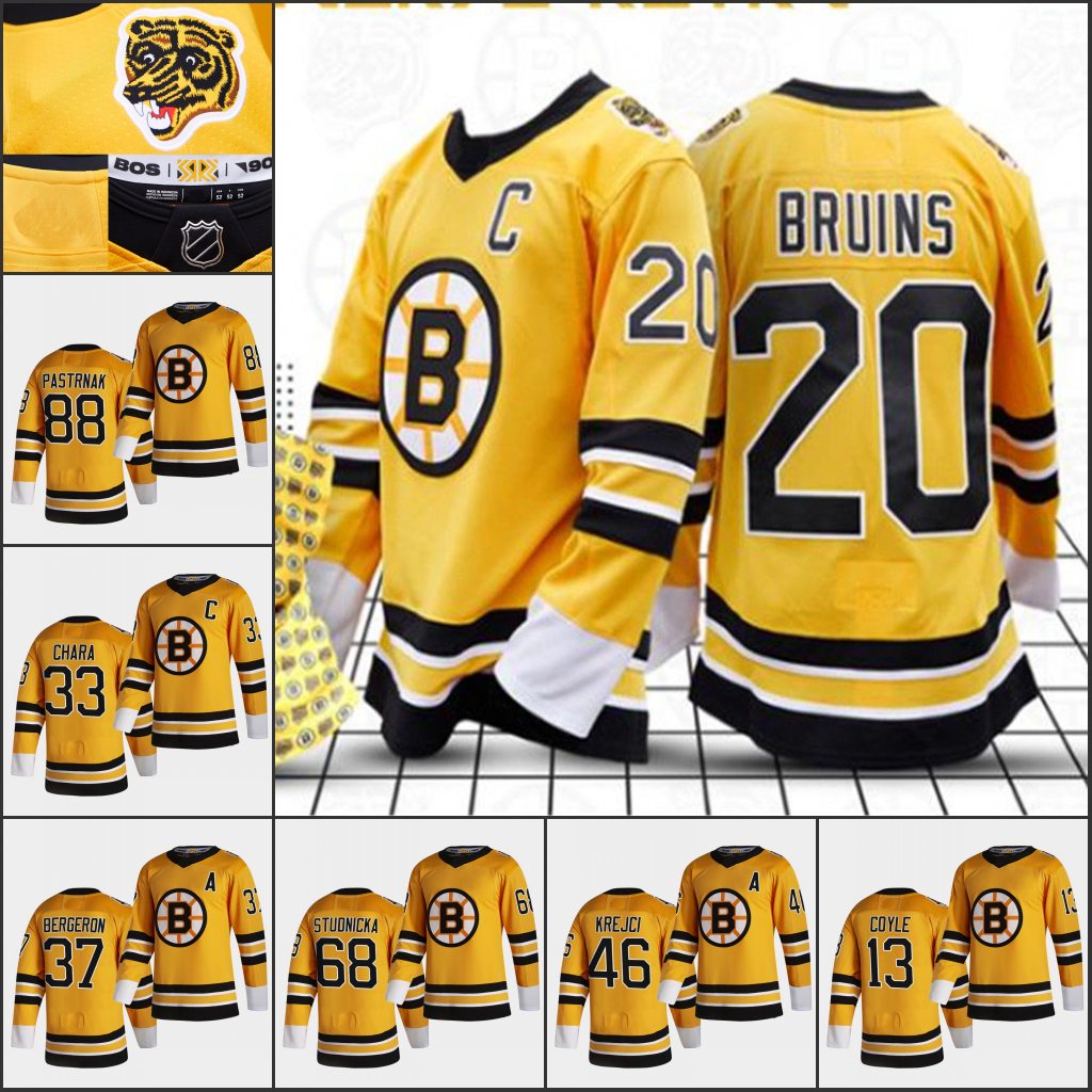 

Boston Bruins 2021 Reverse Retro Jerseys 88 David Pastrna Zdeno Chara Patrice Bergeron Tuukka Rask David Krejci Brad Marchand Charlie Coyle, Youth 2021 reverse retro