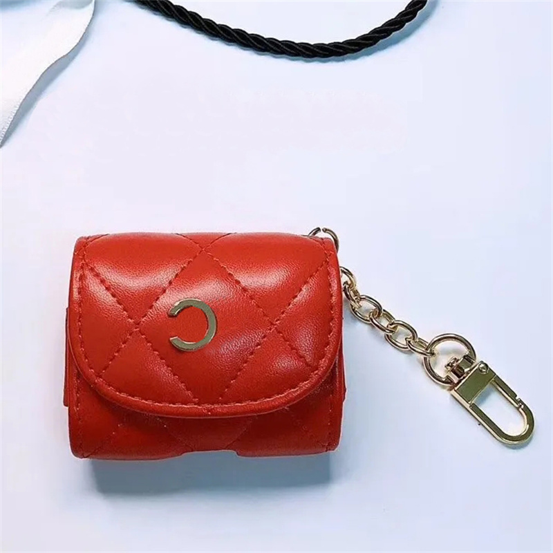

Luxury Designer Airpods Case For Airpods 1/2 Airpods Pro 3 Earphone Package Woman Mens Fashion Leather Wireless Bluetooth Earphone