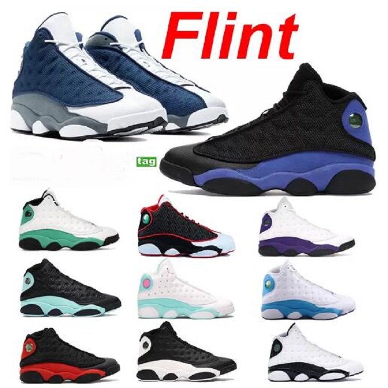 

13s 13 black hyper royal shoes lucky green flint alternate barons hologram trainers CP3 Home defining moments men basketball sneakers, # 27