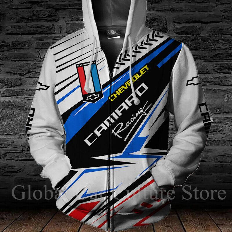 

Men's Hoodies & Sweatshirts Chevrolet Camaro Hoodie High Quality Sweatshirt 3D Printing Streetwear Hooded Coat Oversized Top Pullover, Black