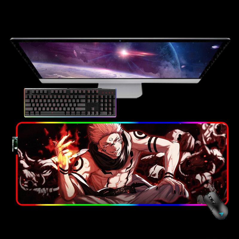 

Mouse Pads & Wrist Rests Jujutsu Kaisen Sukuna Gaming Accessories Computer Pad Desk Mat Gamer Carpet Mice Keyboards Peripherals Office
