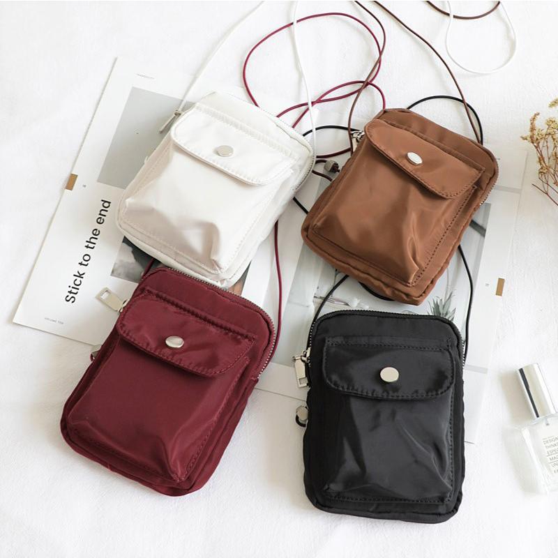 

Drop Shipping Cellphone Bag Fashion Daily Use Small Summer Shoulder Bag for Women New Arrival crossbody Oxford, Black