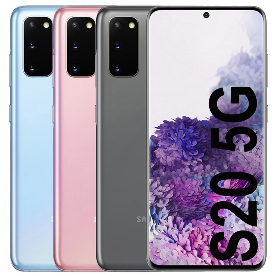 

Refurbished Original Samsung Galaxy S20 5G G981B G981U G981B/DS 6.2 inch Octa Core 12GB RAM 128GB ROM NFC Unlocked Smart Phone DHL 30pcs, Cosmic grey