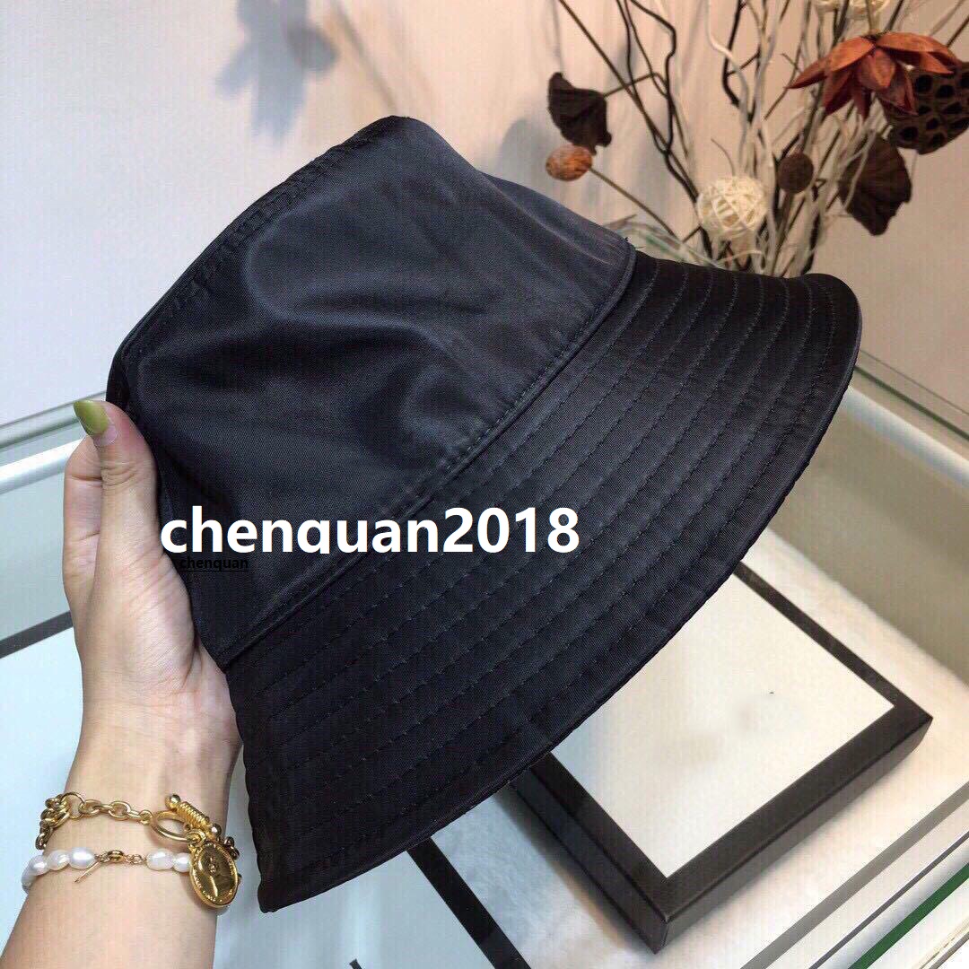 

Travel fashion luxury summer wholesale SunBucket hats protected fishing high quality monochrome Bob Boonie bucket hats summer hats, Black