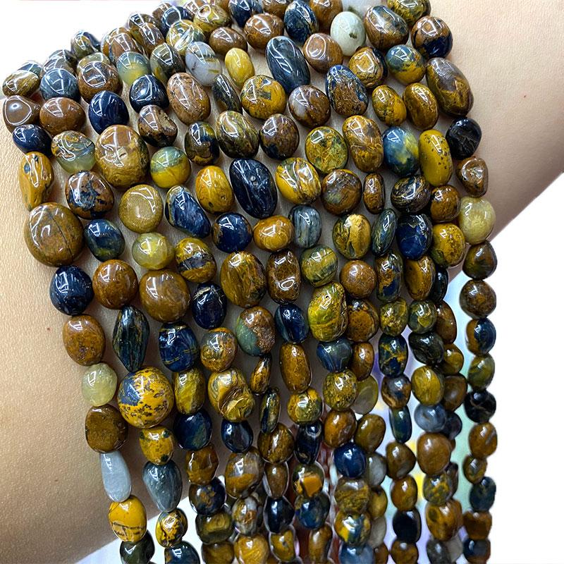 

Other Fine 100% Natural Pietersite Irregular Gravel Gemstone Beads For Jewelry Making DIY Bracelet Necklace 8-10mm 15''