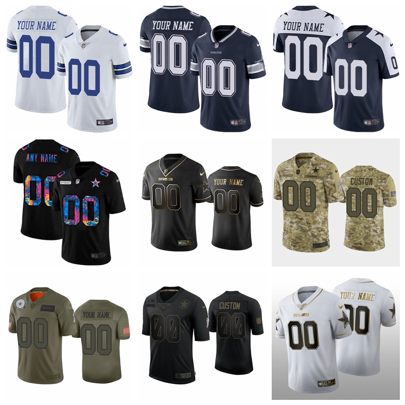 

Customized Jersey Football Dallas''Cowboys''MEN WOMEN''NFL''YOUTH Limited Vapor Untouchable Alternate 100% embroidery S-6XL