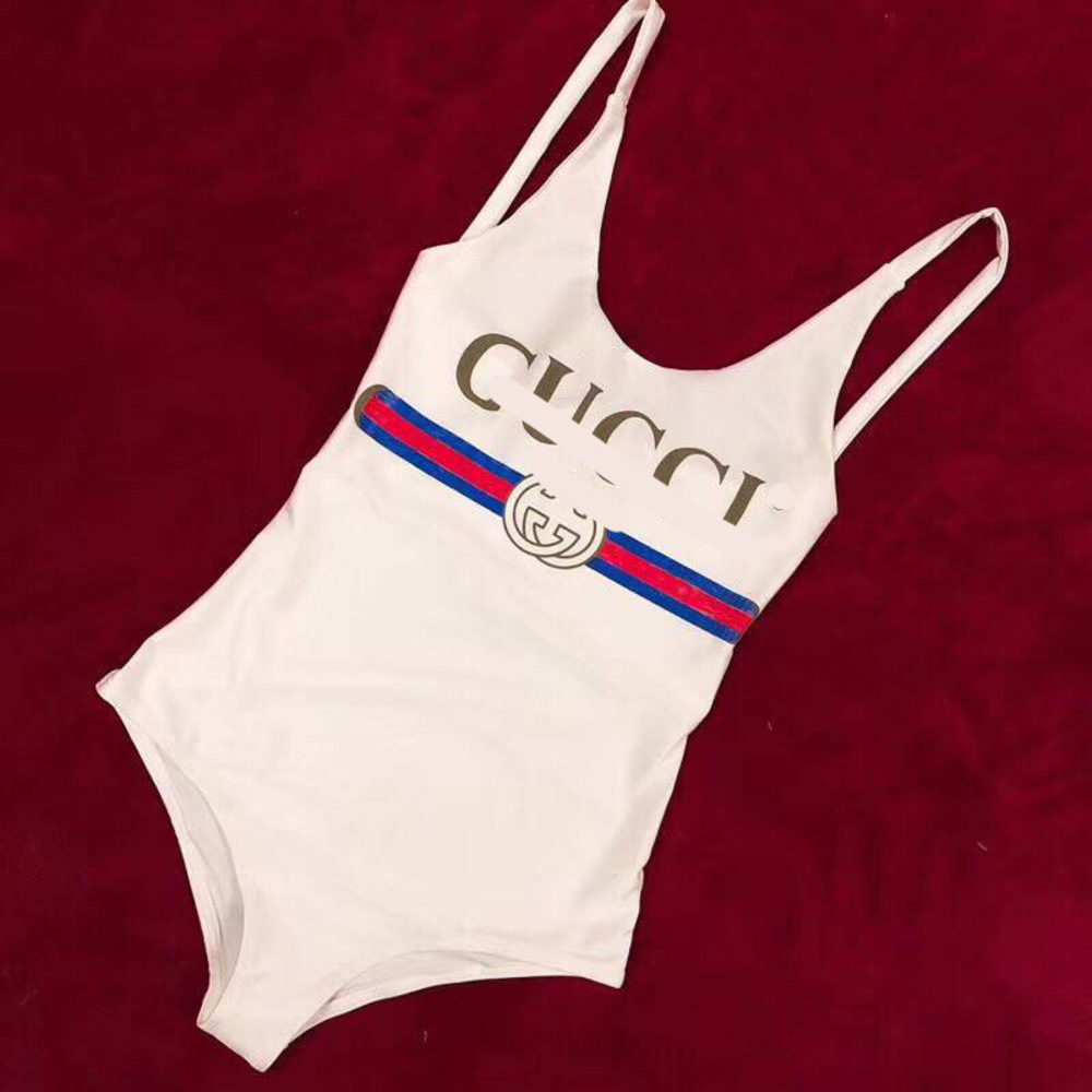

strap sexy one piece sports women's letter net red swimsuit, White;black