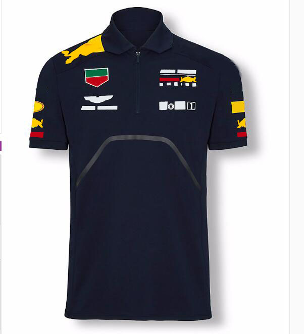 F1 team Racing polo suit 2021 polyester quick-drying car fan lapel short-sleeved T-shirt with the same style customization-image-681876849