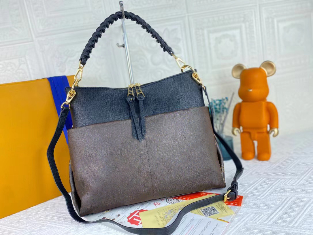 

High Quality Fashion Classic Bags All-match Genuine Leather Letter Large Medium Small Tote Vintage Messenger Women Handbags Shoulder Bag, White