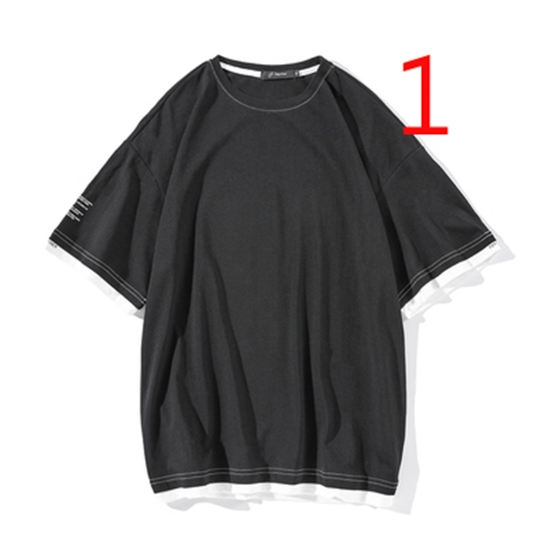 

2021 New Short-sleeved T-shirt Summer Slim Cotton Collar Men's Tide Brand Shirt Dx Kci9