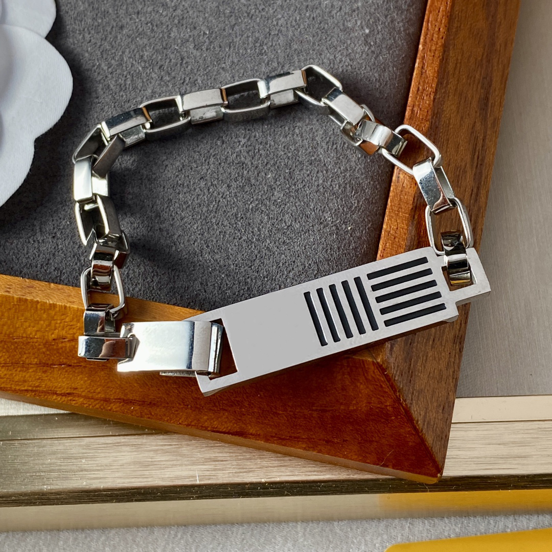

Fashion Designer Bracelet chain men's and women's boutique Bracelet Street trend charm simple stripe Bracelets luxury brand, high-quality gift jewelry good