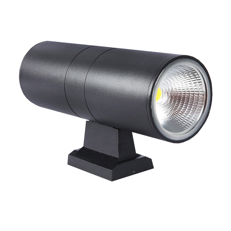 

Up and down outdoor black gray wall lamp 20W Double Head Exterior Outside Porch Lighting porch garden waterproof home decoration