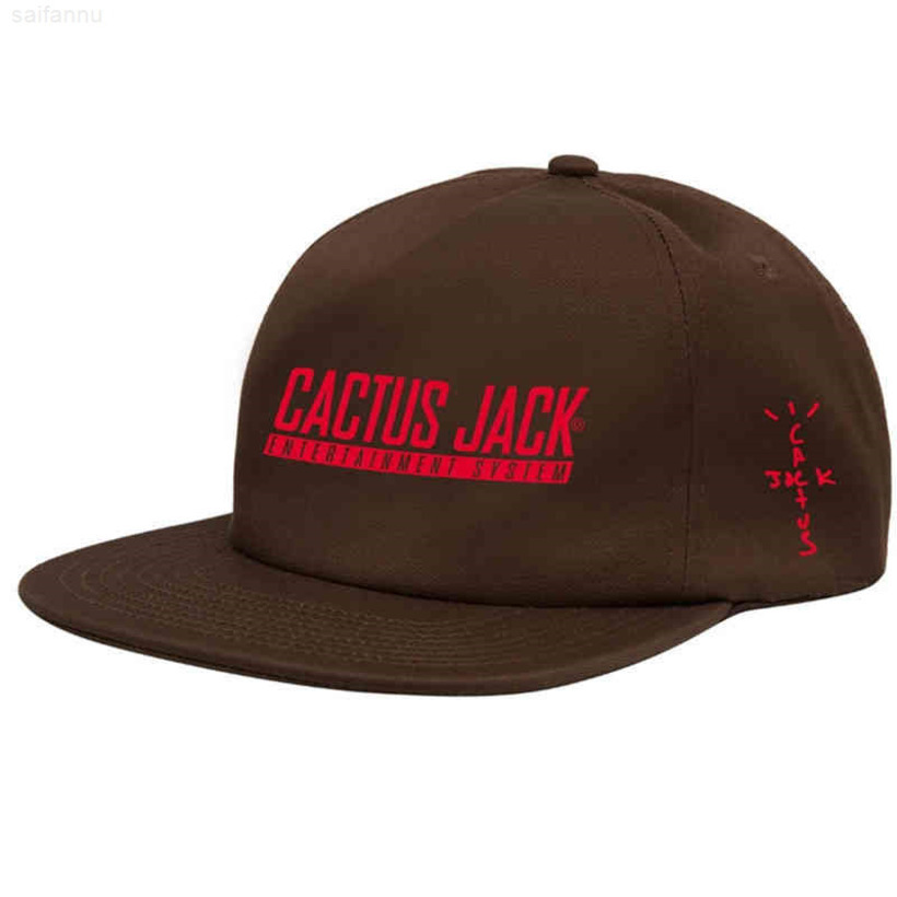 

Travis Scotts Cactus Snapback Cotton Embroidery Baseball Cap For Men Women Adjustable Hip Hop Dad Hat Bone Dropshippin Y8JB, Brown