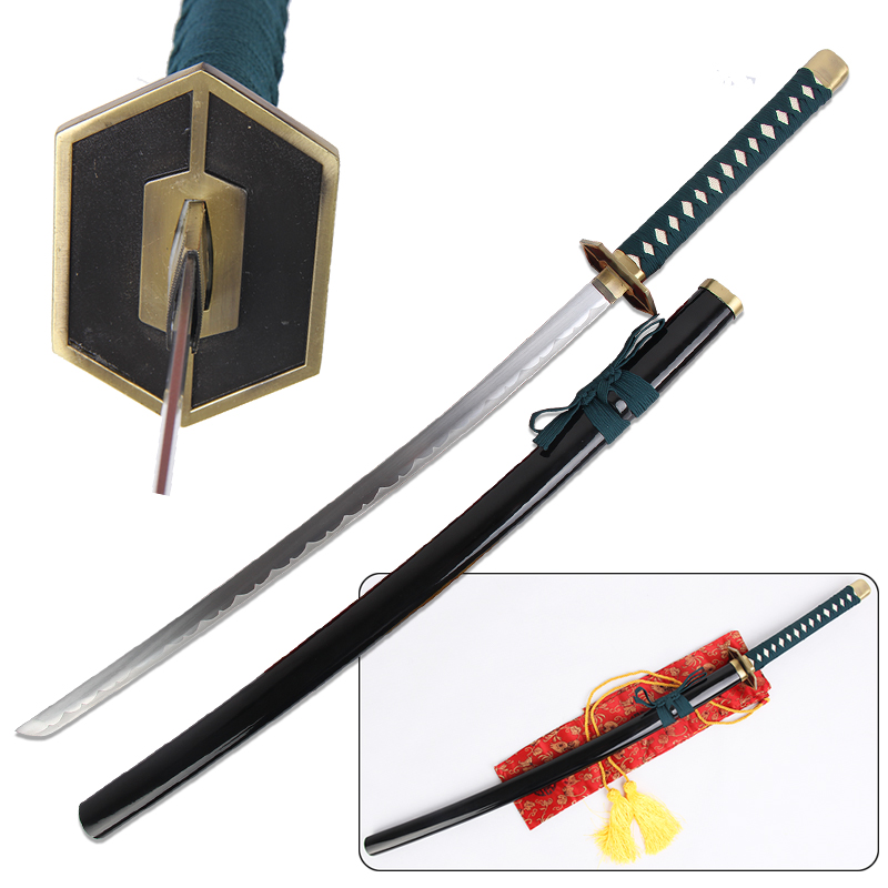 

Metal Arts Craft Present Home Decoration Novelty Items Real Steel Blade Anime Bleach Aizen Sousuke Sword kudakero kyoukasuigetsu Brand New Supply -No Sharp